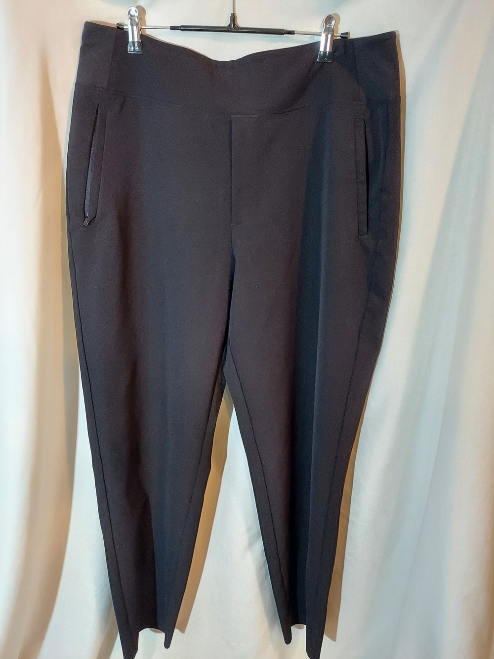 Athleta Endless Stellar High Rise Ankle Dress Pants Commuter Black 14